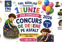 „Desene pe Asfalt”, concurs dedicat copiilor de 1 Iunie, în Grădina Publică din Bârlad